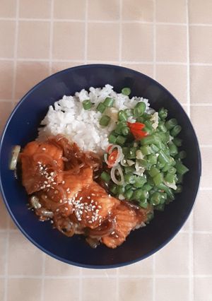 Foto resep Salmon Teriyaki