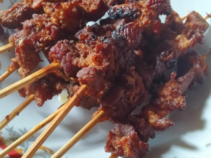  Resep membuat Sate Daging Sapi ala Aku hidangan Hari Raya  spesial