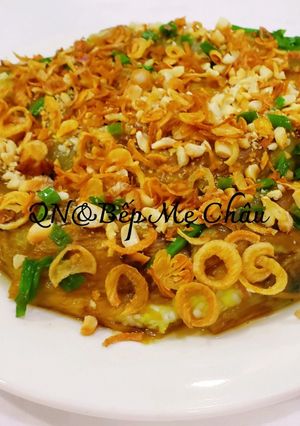 Hình của món Cà tím nướng mở hành.