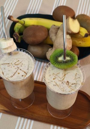 Φωτογραφία της συνταγής Smoothie μπανάνα τζίντζερ
