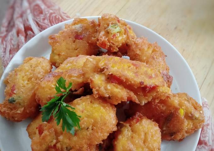 Resep Perkedel Jagung Padang Panjang Oleh Rini Damayanti Aqeeshas Kitchen Cookpad 1086