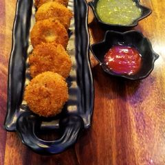 A picture of Arbi cutlet.