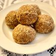 Pumpkin bitterballen panggang. (Lowcarb/Keto)