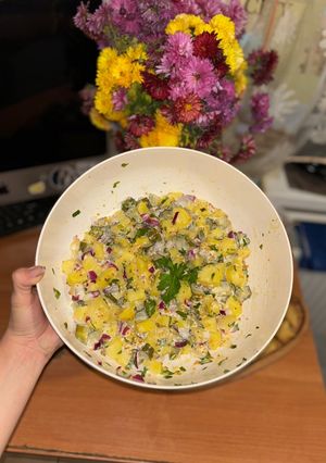 Фото Німецький картопляний салат 🥔.