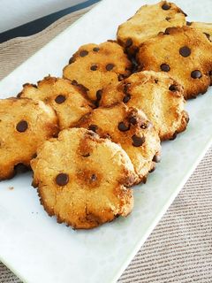 Φωτογραφία της συνταγής Μπισκότα soft cookies με δύο υλικά χωρίς αλεύρι και ζάχαρη