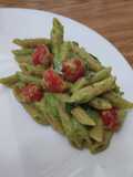 Pasta al aguacate