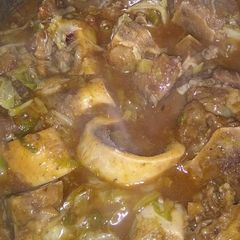 Cabbage bone stew A picture of Cabbage bone stew.