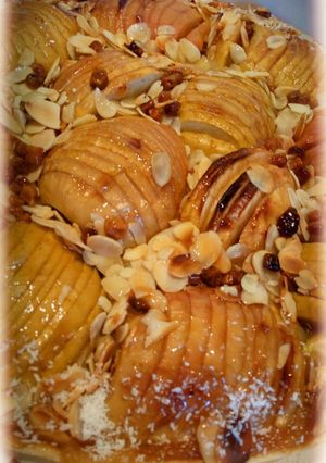 Une photo de Tarte aux pommes éclats de caramel tendre