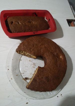 Una foto de Budín de banana y nuez