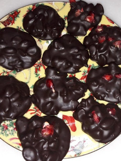Una foto de Roquitas de chocolate negro