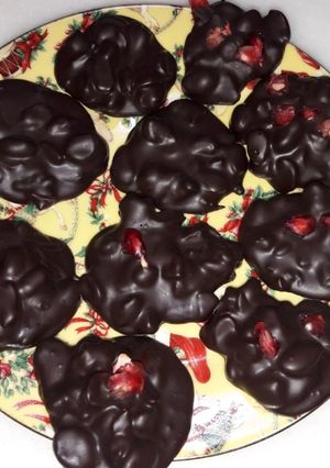 Una foto de Roquitas de chocolate negro