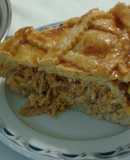 Pastel de hojaldre con pollo
