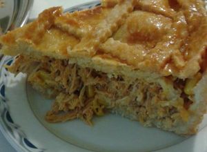 Una foto de Pastel de hojaldre con pollo
