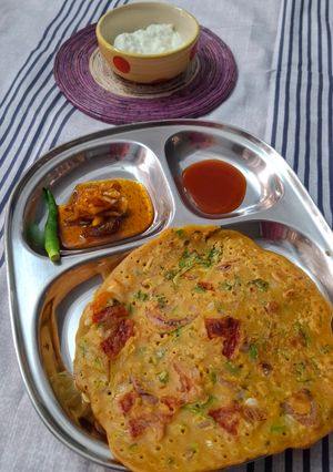 A picture of Sattu dosa.