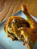 Picantón con especias al horno