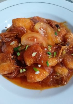 Foto resep Udang Saos Padang