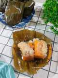 Talam Ketan Bungkus Daun