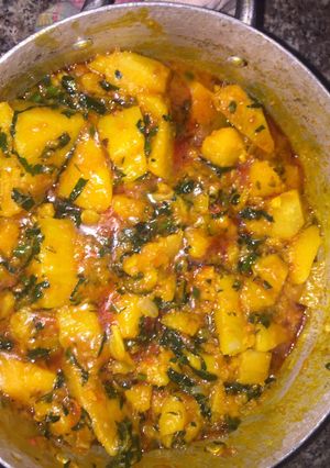 A picture of Yam pottage.