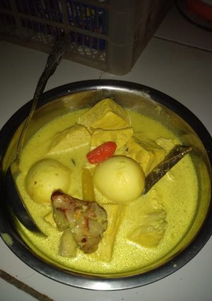 Foto resep Kare tahu telor