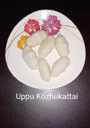 A picture of Uppu Kozhukattai.