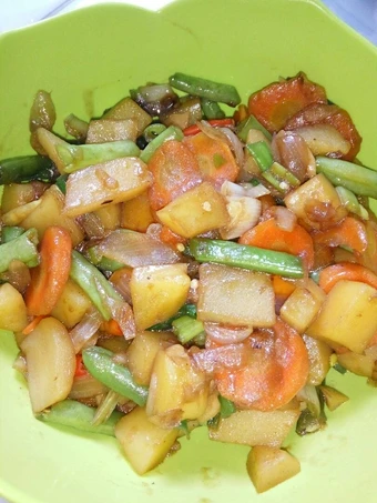 Cara Gampang Membikin Resep Tumis wortel,buncis,dan kentang yang Sempurna Anti Ribet, Bikin Ngiler
