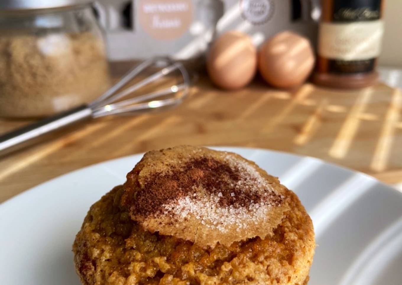 Muffins de calabaza, avena y canela!