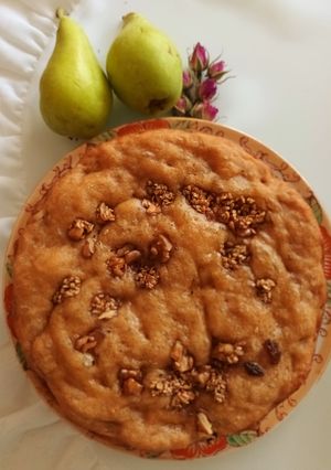 عکسی از دستور نان شیرین گلاب و گلابی