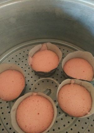 Foto resep Cup cake strowberry