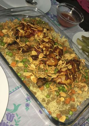 صورة لوصفة اوزي الدجاج