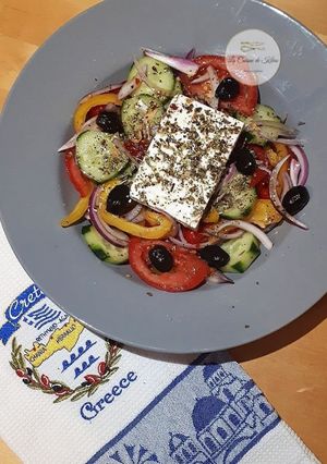 Une photo de Salade grecque 🇬🇷🏺🥗