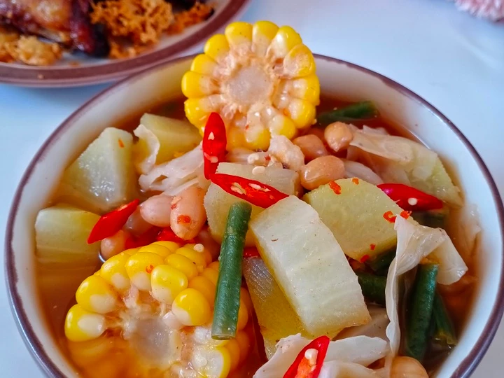Langkah Mudah untuk Membikin Resep Sayur asam jakarta yang  Bikin Ketagihan Anti Ribet, Mantap Sekali
