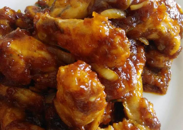 Resep Ayam  Panggang Saus  Barbeque oleh Novi Herawati Cookpad