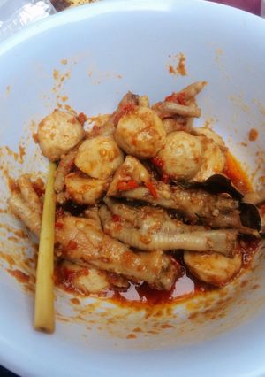 Foto resep Ceker Baso Mercon Endesss
