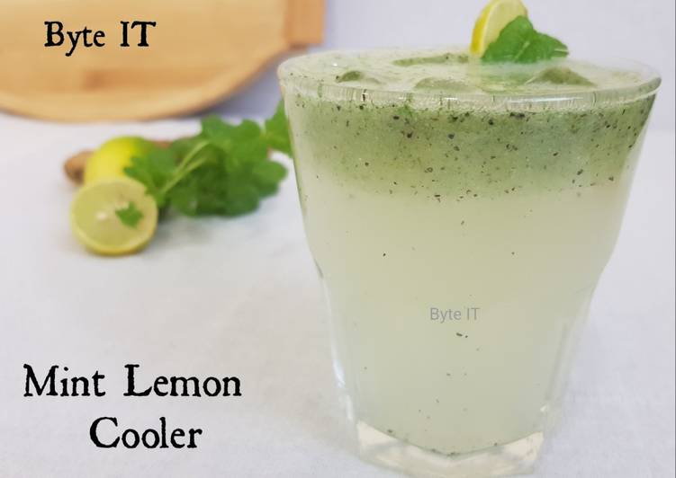 Simple Way to Make Favorite Mint lemon cooler