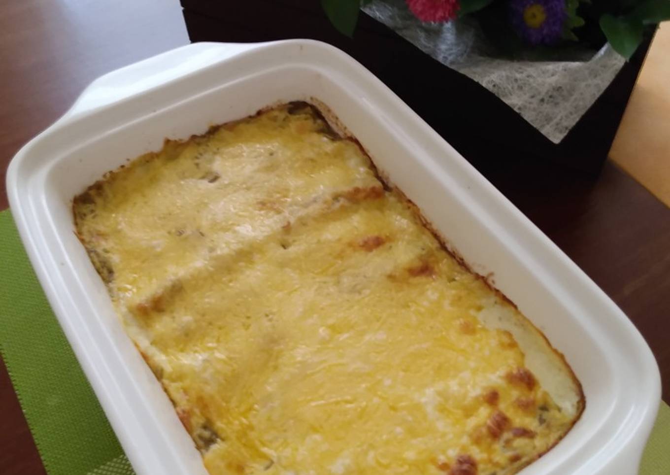 Enchiladas verdes de mamá