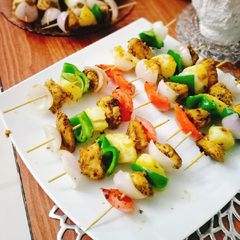 Chicken shashlik stick A picture of Chicken shashlik stick.