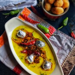 A picture of Lahsuni Dal Kofta.