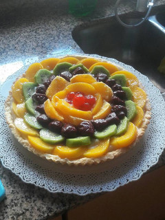 Una foto de Tarta de frutas