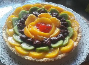 Una foto de Tarta de frutas