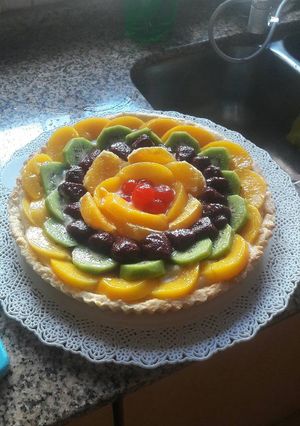 Una foto de Tarta de frutas