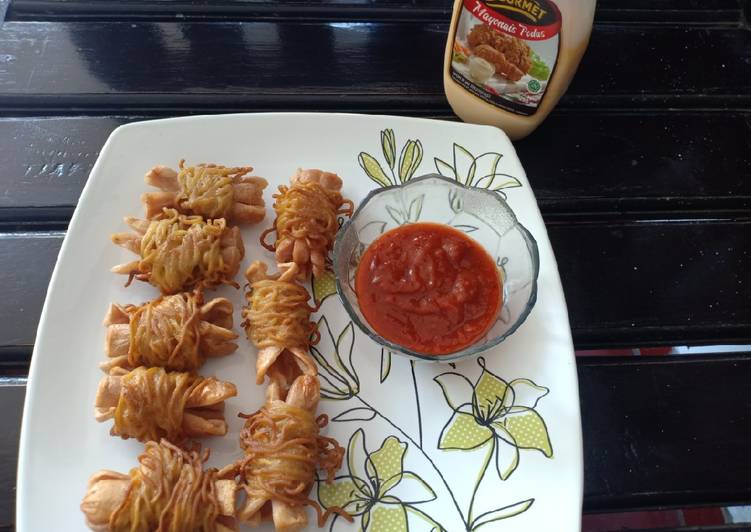 Mie Sosis Goreng Gurih Enyooi