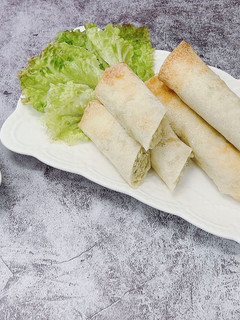咖哩蒜香雞肉捲~氣炸烤箱食譜 的食譜成品照片
