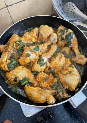Foto resep Ayam kuning kemangi bumbu rica-rica