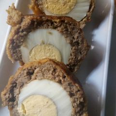 A picture of Scotch egg.