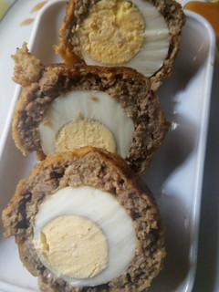 A picture of Scotch egg.
