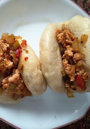Una foto de Pan Bao de carne