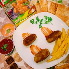 A picture of Potato cutlets.