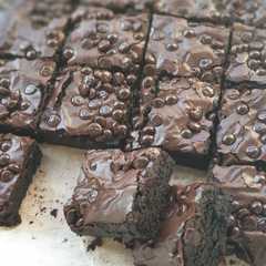 A picture of Brownies Panggang.