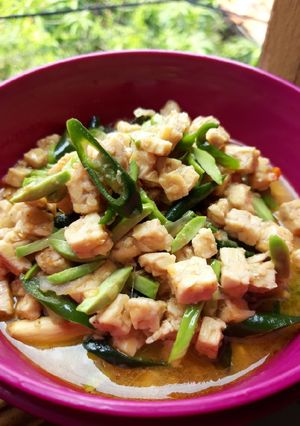 Foto resep Aduk2 Tempe Pete cabe Ijo