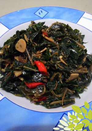 Foto resep OSENG DAUN pepaya